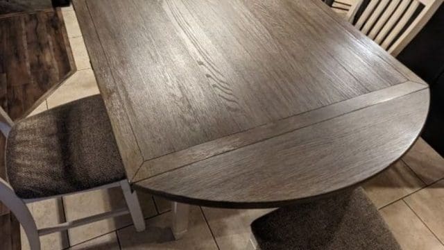 Drop dining table