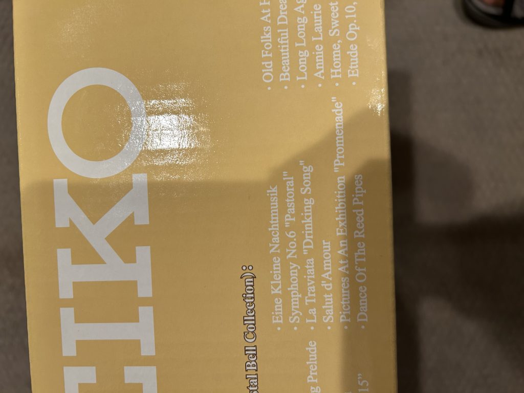 BRAND NEW Seiko 30 Melodies In Motion Wall Clock